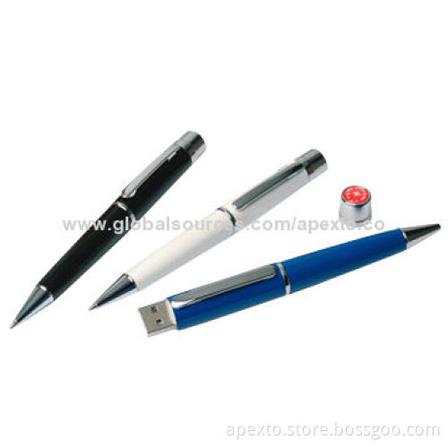 Moisture-resistant USB Flash Drives in Pen Design, Supports Plug-and-play FunctionNew
